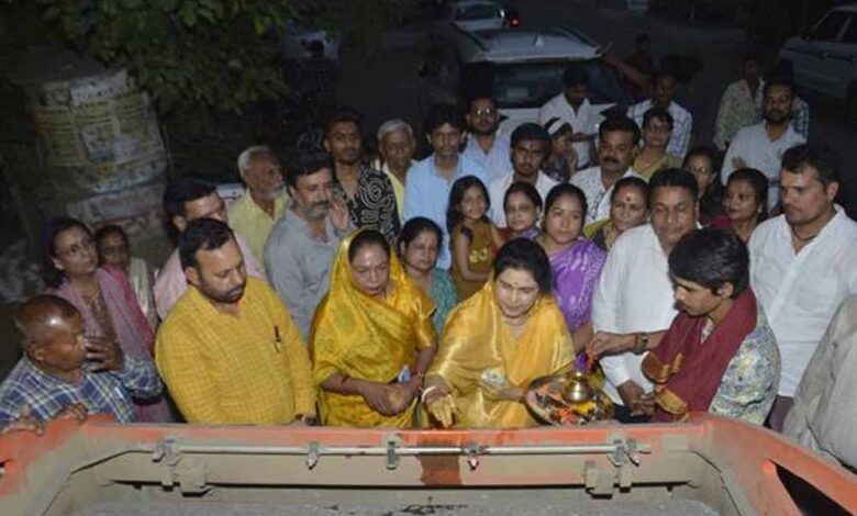 राज्यमंत्री  गौर ने किया 2 करोड़ 24 लाख के डामरीकरण कार्यों का भूमि पूजन
