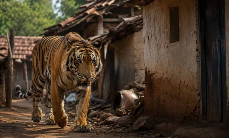 बांधवगढ़ में खूनी बाघ का आतंक! घर में घुसकर महिला को मार डाला, 3 परिजन घायल
