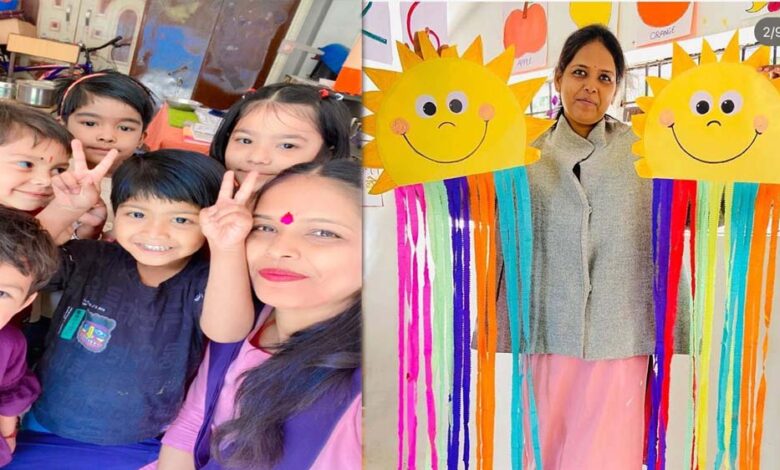डिजिटल दीदी पूनम खेल-खेल में संवार रही नौनिहालों का भविष्य
