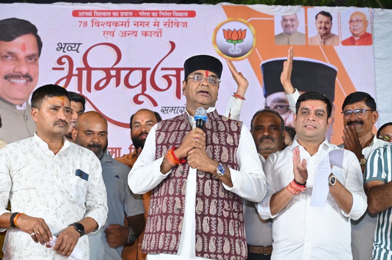 मंत्री श्री विश्वास सारंग ने 23 करोड़ से अधिक के विकास कार्यों का किया भूमिपूजन